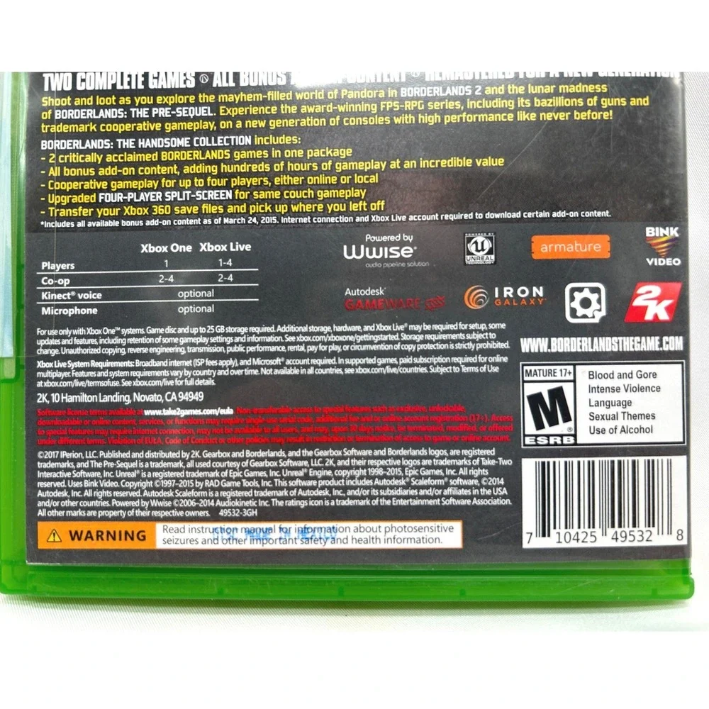 2K Games borderlands handsome